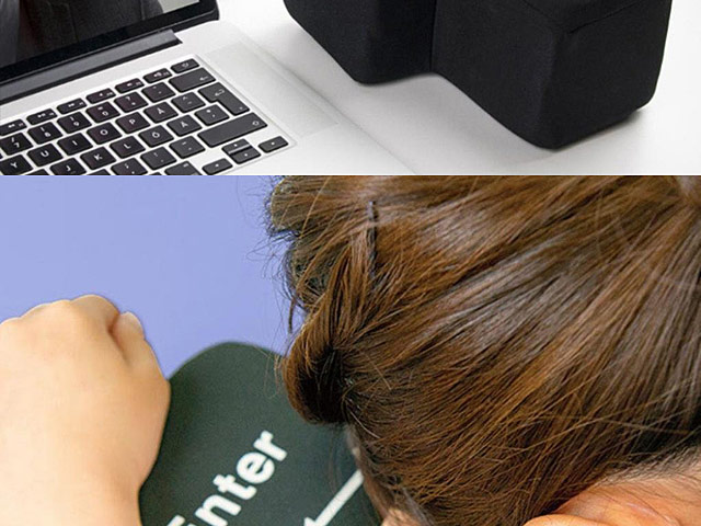 Enter key pillow button - giant big anti stress cushion (connection via USB  to PC)