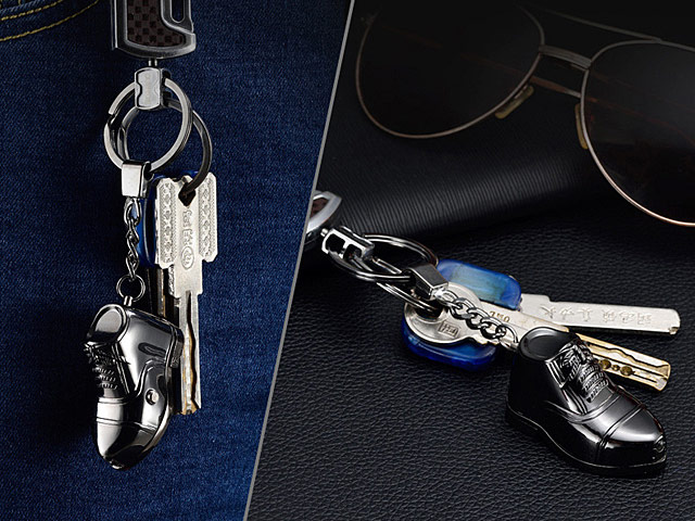 USB Mini Shoe Lighter Keychain