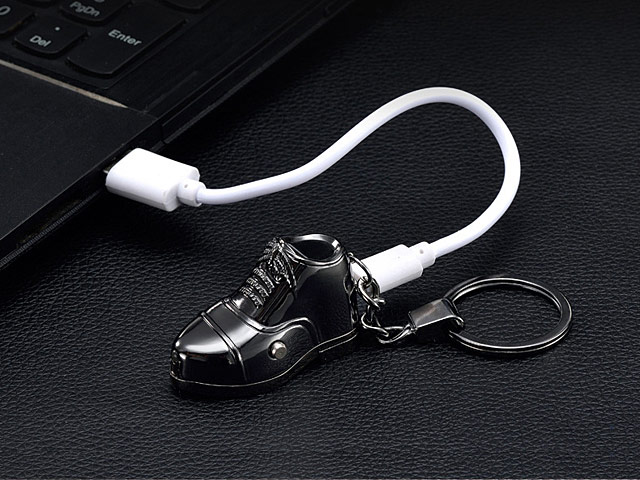 USB Mini Shoe Lighter Keychain