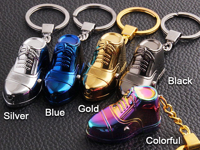 USB Mini Shoe Lighter Keychain