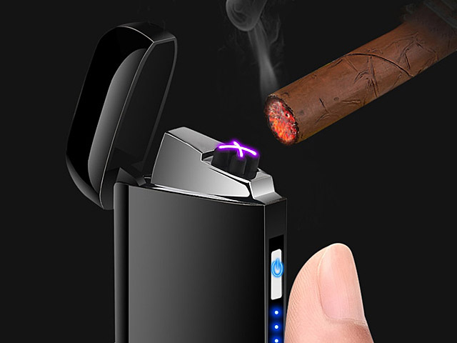 Dual Cross Arc USB Lighter