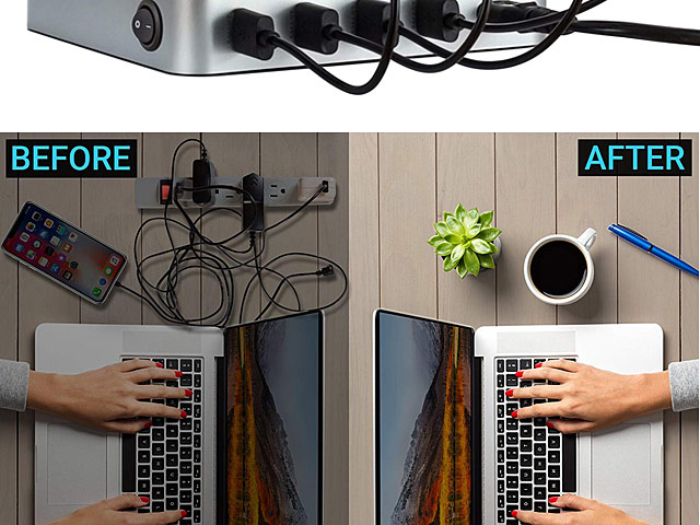 4-Port USB Charging Station