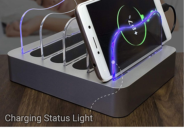 4-Port USB Charging Station