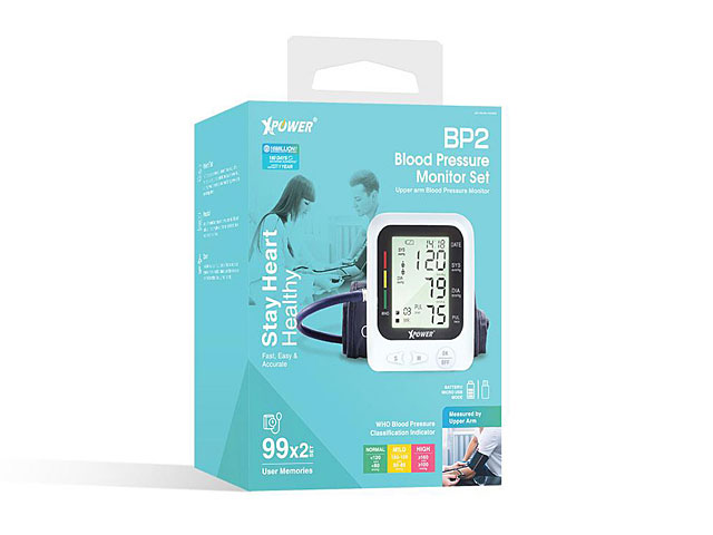 Xpower BP2 2-in-1 Blood Pressure Monitor