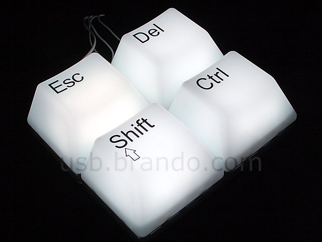 USB Keyboard Key LED Press Light