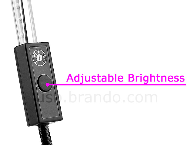 USB Adjustable Brightness 15-LED Light