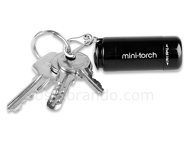 2-in-1 USB Mini Torch Keychain