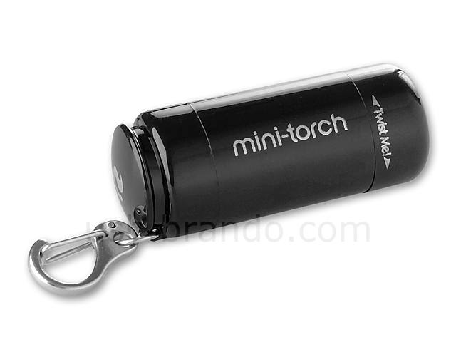 2-in-1 USB Mini Torch Keychain