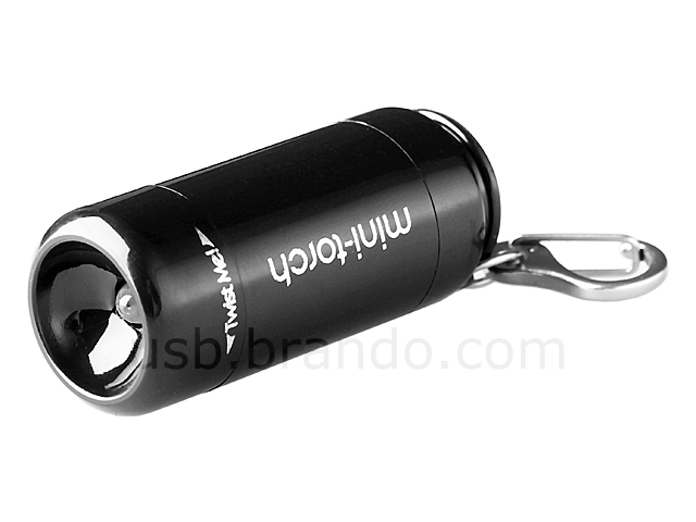 2-in-1 USB Mini Torch Keychain