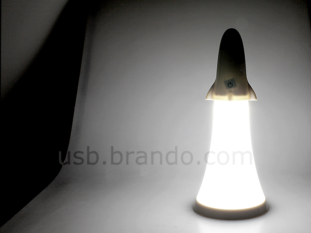 USB Spaceship Torch Table Lamp