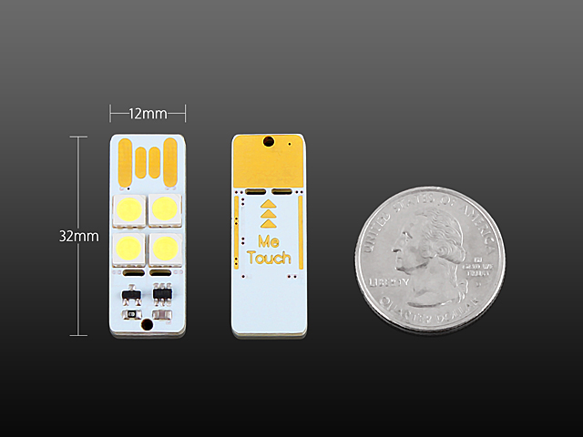 USB LED Light Chip with Touch Switch