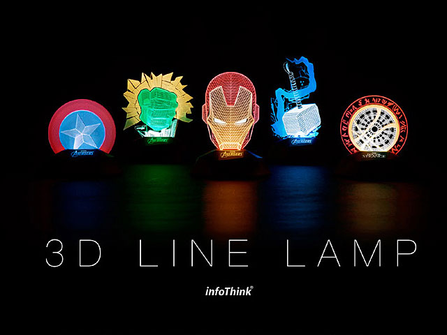 infoThink Dr Strange 3D Line Lamp