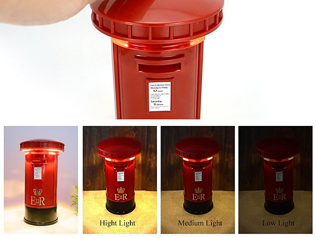 USB Postbox Money Bank Lamp