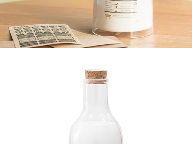 Milk Bottle Lamp