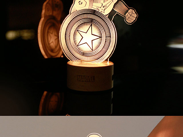 Captain America Line Lamp