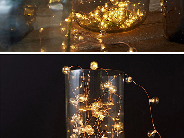 Mini Bulb Copper Wire Decor Light