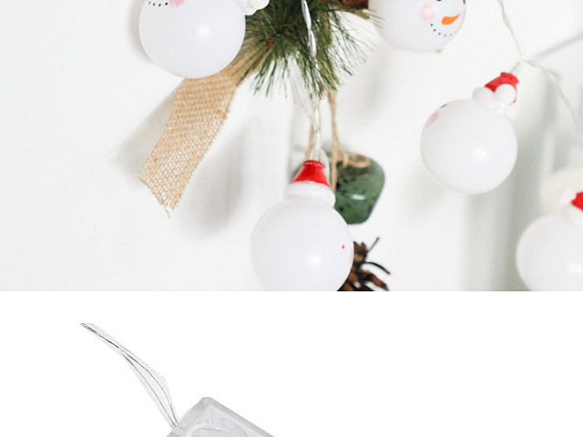 Mini Snowman Head Decor Light