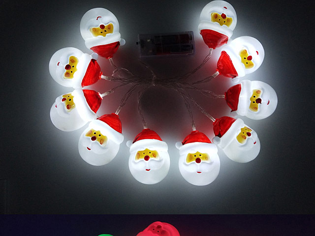 Santa Claus Head Decor Light