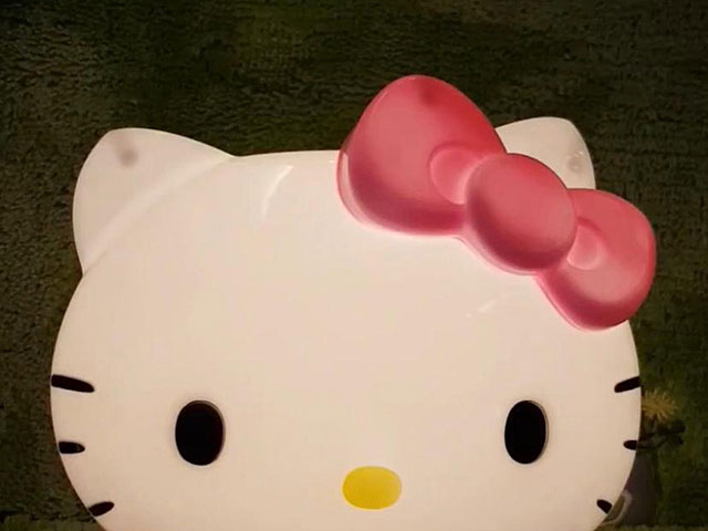 hello kitty head pink