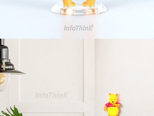 infoThink Winnie the Pooh Series - Round-Belly Desktop x Bracket Light