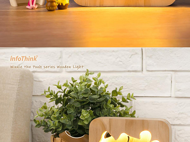 infoThink Winnie The Pooh Wooden Light