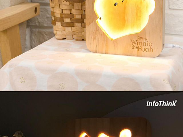 infoThink Winnie The Pooh Wooden Light