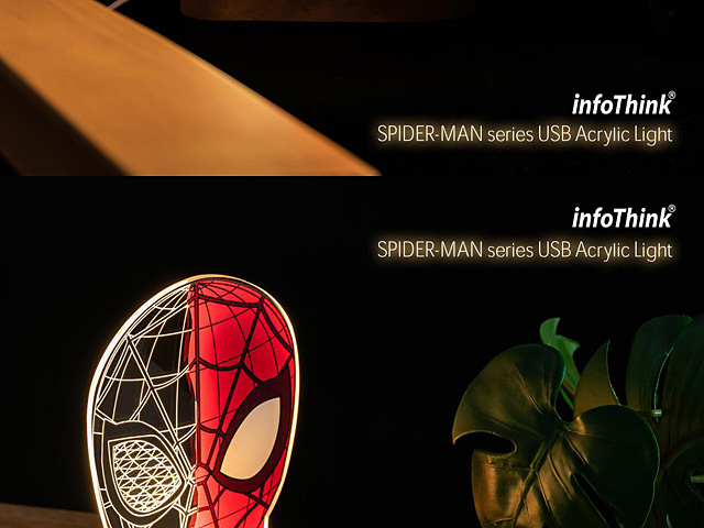 infoThink Spider-Man USB Acrylic Light