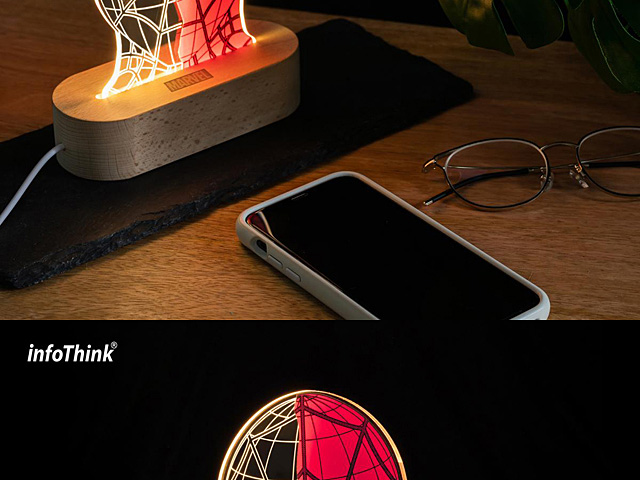 infoThink Spider-Man USB Acrylic Light