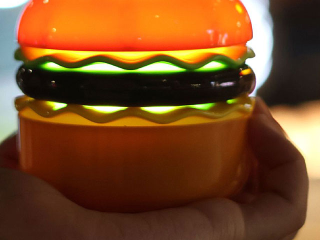 Burger Lamp with Pencil Sharpener