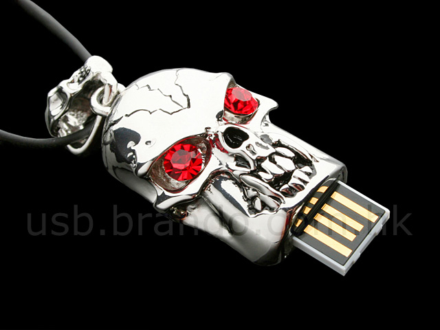 USB Skeleton Necklace Flash Drive