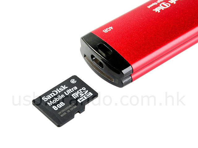 JT 2-in1 Flash Drive + MicroSDHC Card reader