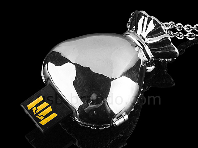 USB Jewel Lucky Bag Necklace Flash Drive