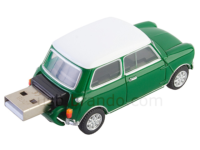 USB Mini Cooper Flash Drive (Green)
