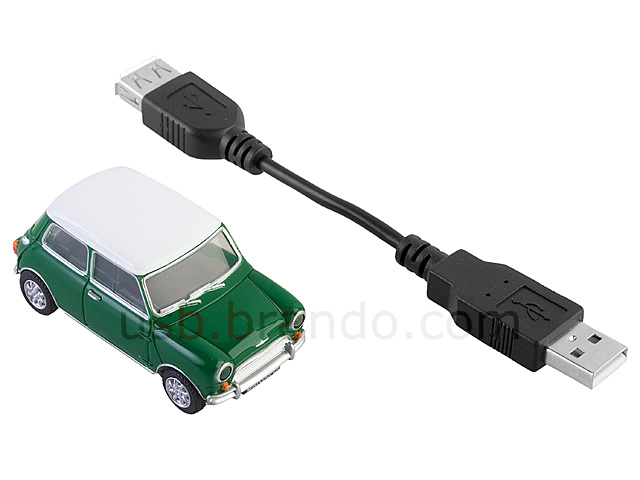 USB Mini Cooper Flash Drive (Green)