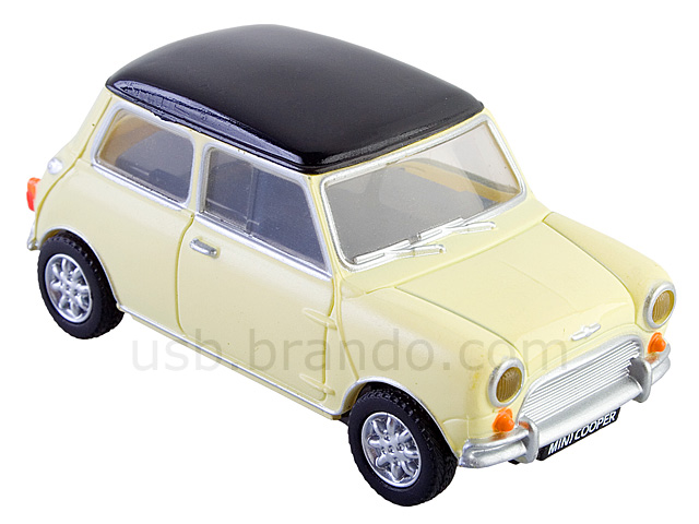 USB Mini Cooper Flash Drive (Cream)