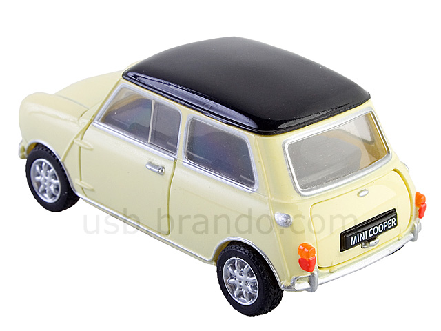 USB Mini Cooper Flash Drive (Cream)