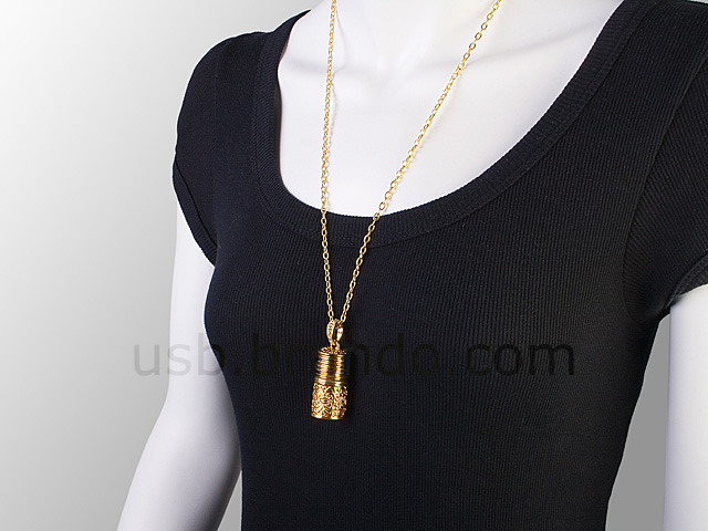 USB Pendant Necklace Flash Drive