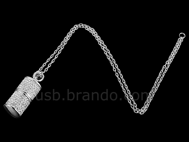 USB Jewel Pendant Necklace Flash Drive