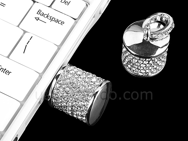 USB Jewel Pendant Necklace Flash Drive