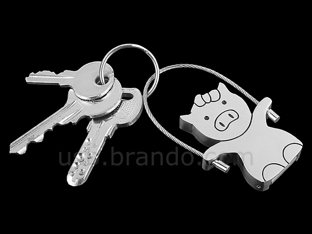 USB Miss Piggy Keychain Flash Drive