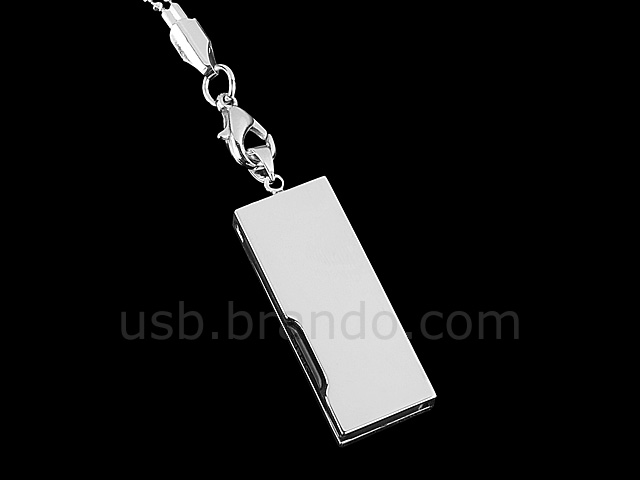 USB Natural Seashell Necklace Flash Drive (with Square Dot)