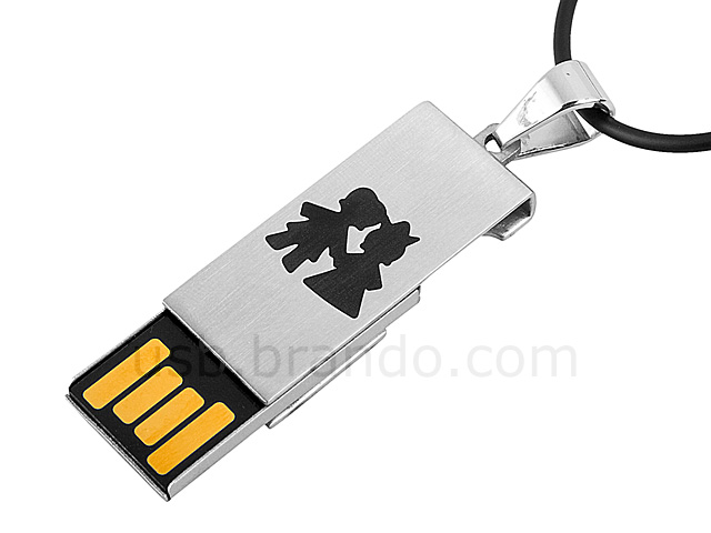 USB Lover Necklace Flash Drive