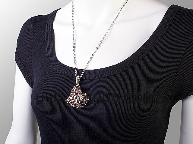 USB Jewel Elegant Heart Necklace Flash Drive