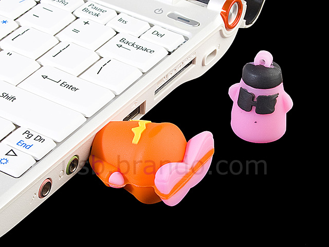 USB Purple Alien Flash Drive