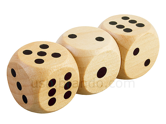 USB Wooden Dices Flash Drive