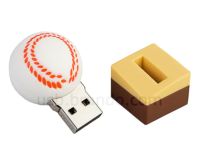 USB Mini Baseball Flash Drive