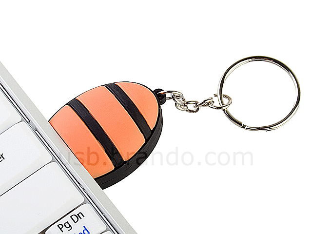 USB Bee Keychain Flash Drive