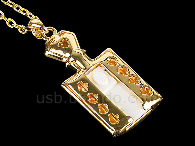 USB Jewel Perfume Bottle Necklace Flash Drive