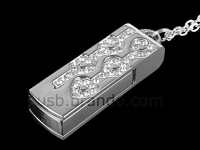 USB Jewel Noble Pendant Necklace Flash Drive