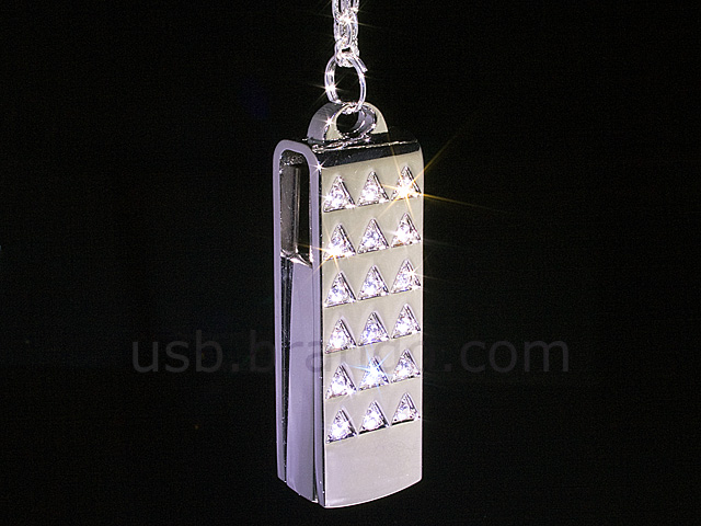 USB Jewel Tasteful Pendant Necklace Flash Drive